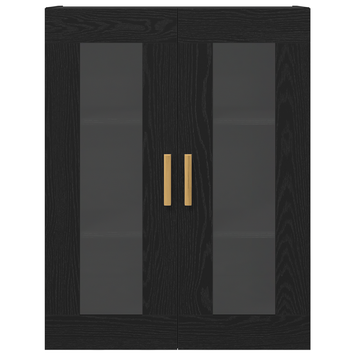 Vægskab Sort Eg 69.5 X 34 X 90 Cm