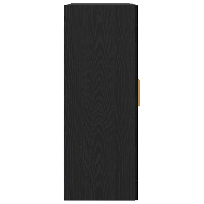 Vægskab Sort Eg 69.5 X 34 X 90 Cm