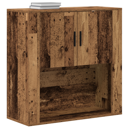 Vægsabinet Gamle Træ 80X33X80 Cm Spånplade
