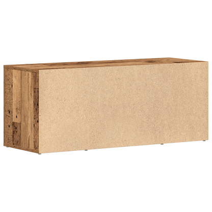 Tv-Skab Gammelt Træ 100 X 35 X 40 Cm Konstrueret Træ