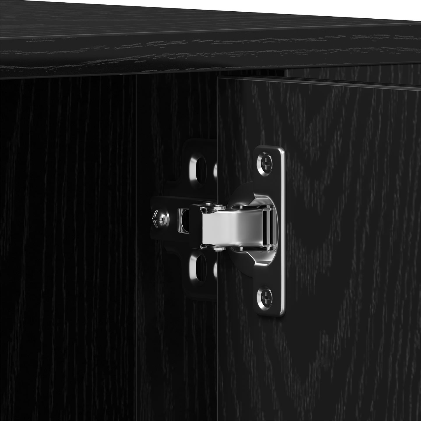 Tv-Skab Sort Eg 100 X 35 X 40 Cm Konstrueret Træ