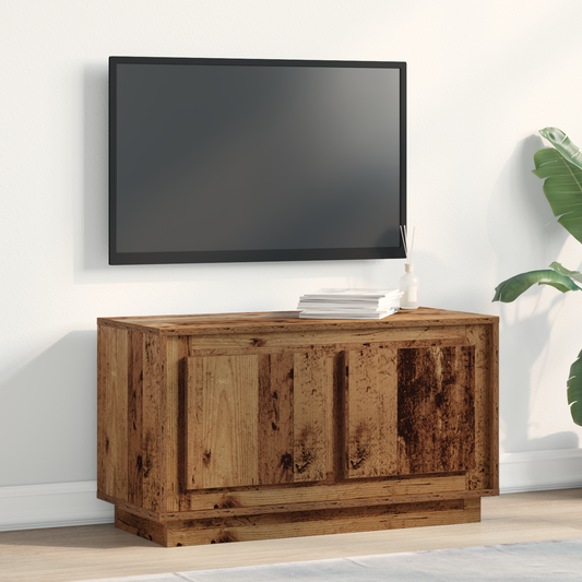 Tv-Skab Gammelt Træ 80 X 35 X 45 Cm Konstrueret Træ