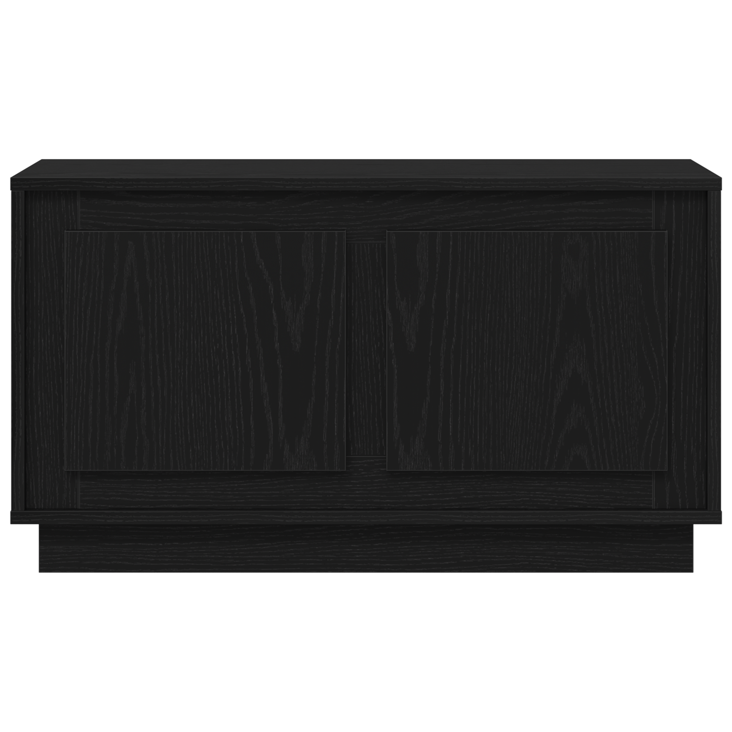 Tv-Skab Sort Eg 80 X 35 X 45 Cm Konstrueret Træ