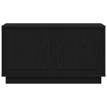 Tv-Skab Sort Eg 80 X 35 X 45 Cm Konstrueret Træ