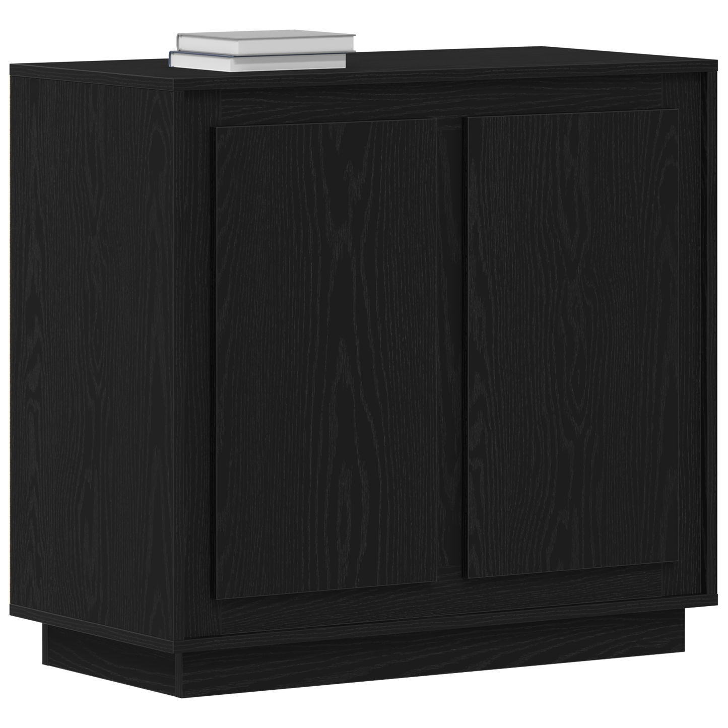 Moderne Buffet Sideboard Sort Eg 80 X 34 X 75 Cm