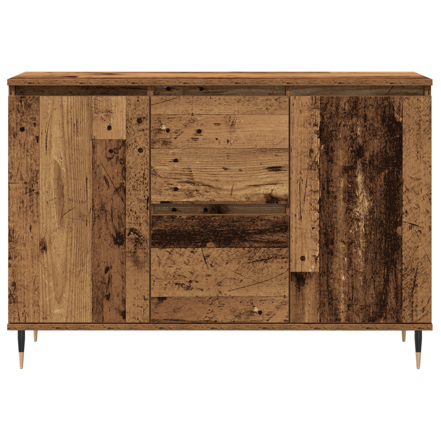 Sideboard Gammelt Træ 101,5 X 35 X 70 Cm Konstrueret Træ