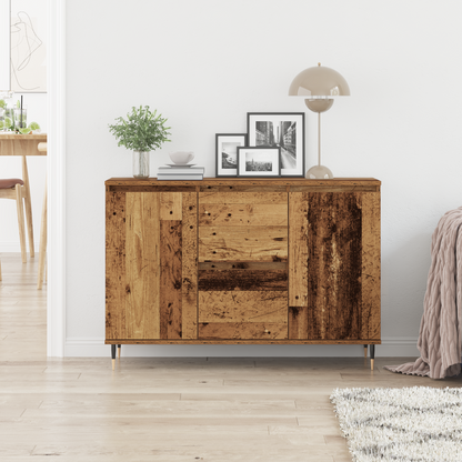 Sideboard Gammelt Træ 101,5 X 35 X 70 Cm Konstrueret Træ