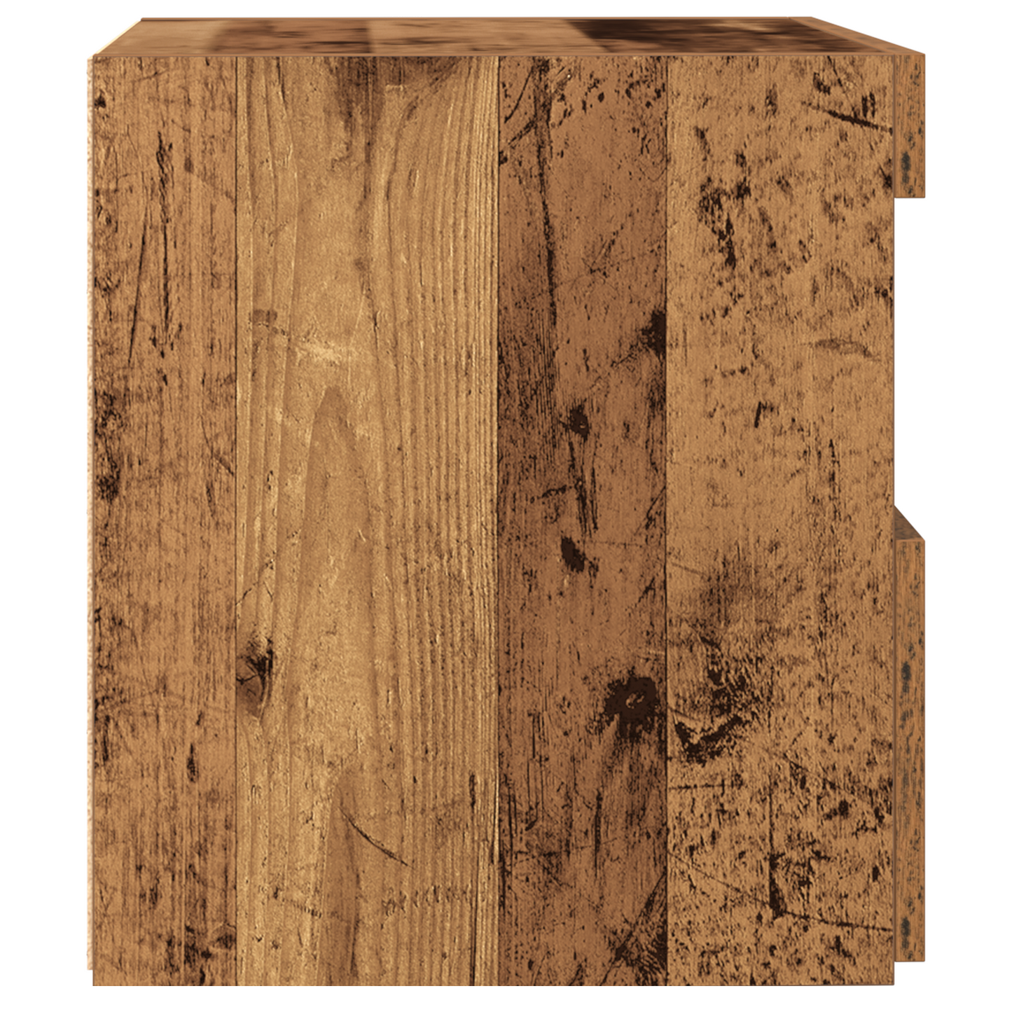 Sengeborde Med Led-Lys 2 Stk Gamle Træ 50X40X45 Cm