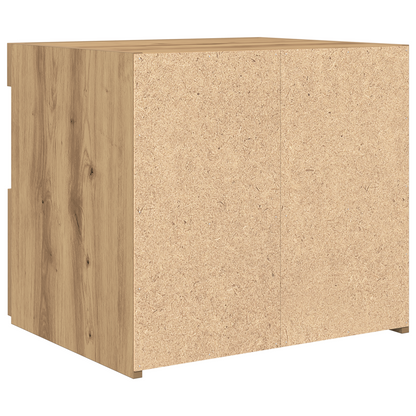 Sengebord Med Led-Lys Artisan Eg 50X40X45 Cm