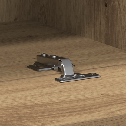 Tv Vægskab 2 Dele Artisan Eg 100 X 30 X 30 Cm Konstrueret Træ