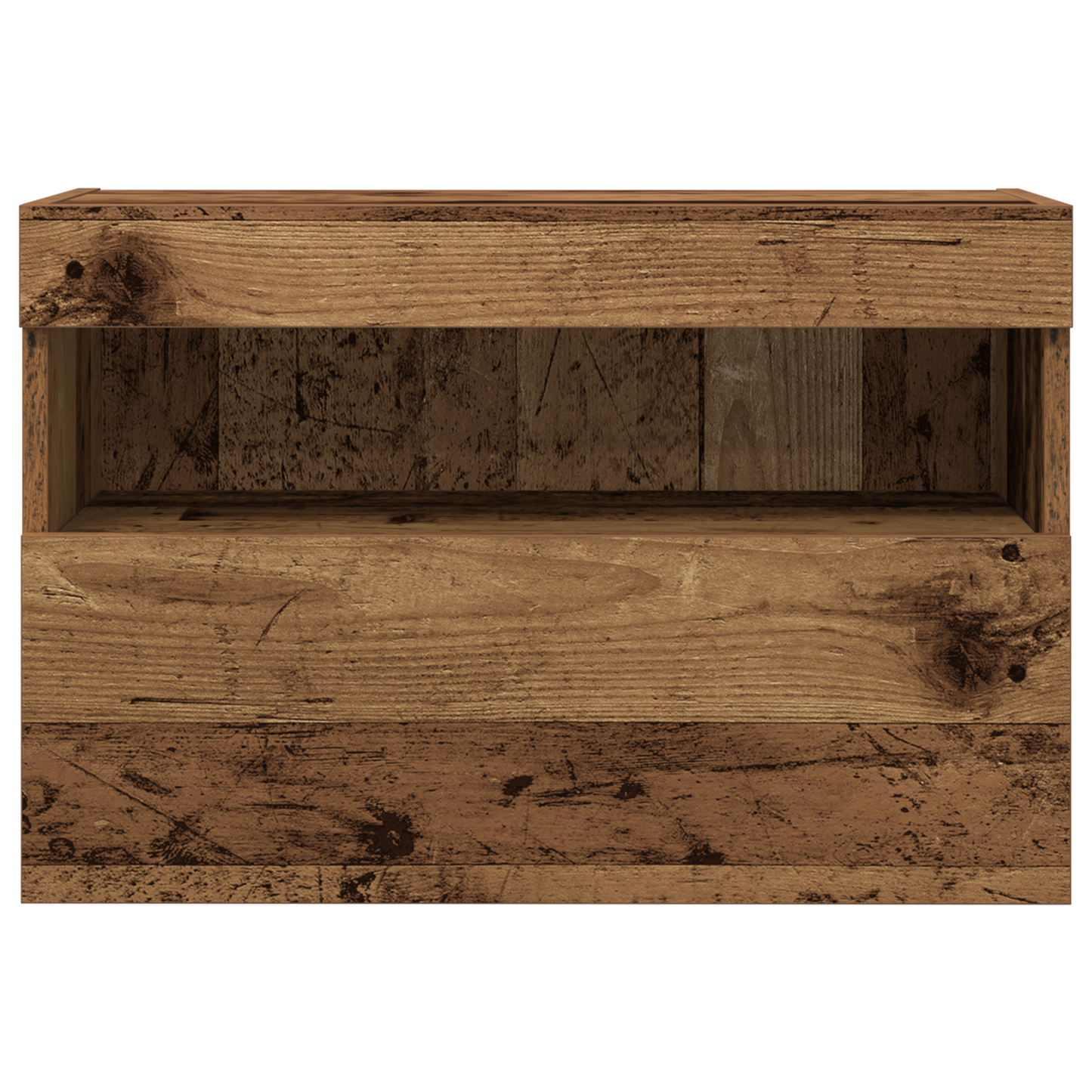 Tv Vægskab Gammelt Træ 60 X 30 X 40 Cm Konstrueret Træ