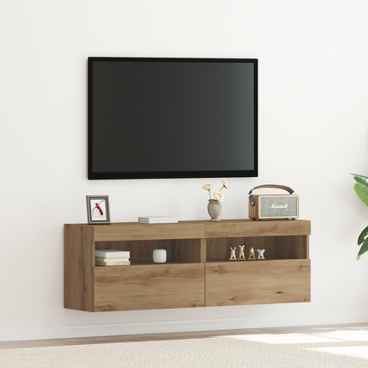 Tv Vægskab Artisan Eg 60 X 30 X 40 Cm Konstrueret Træ