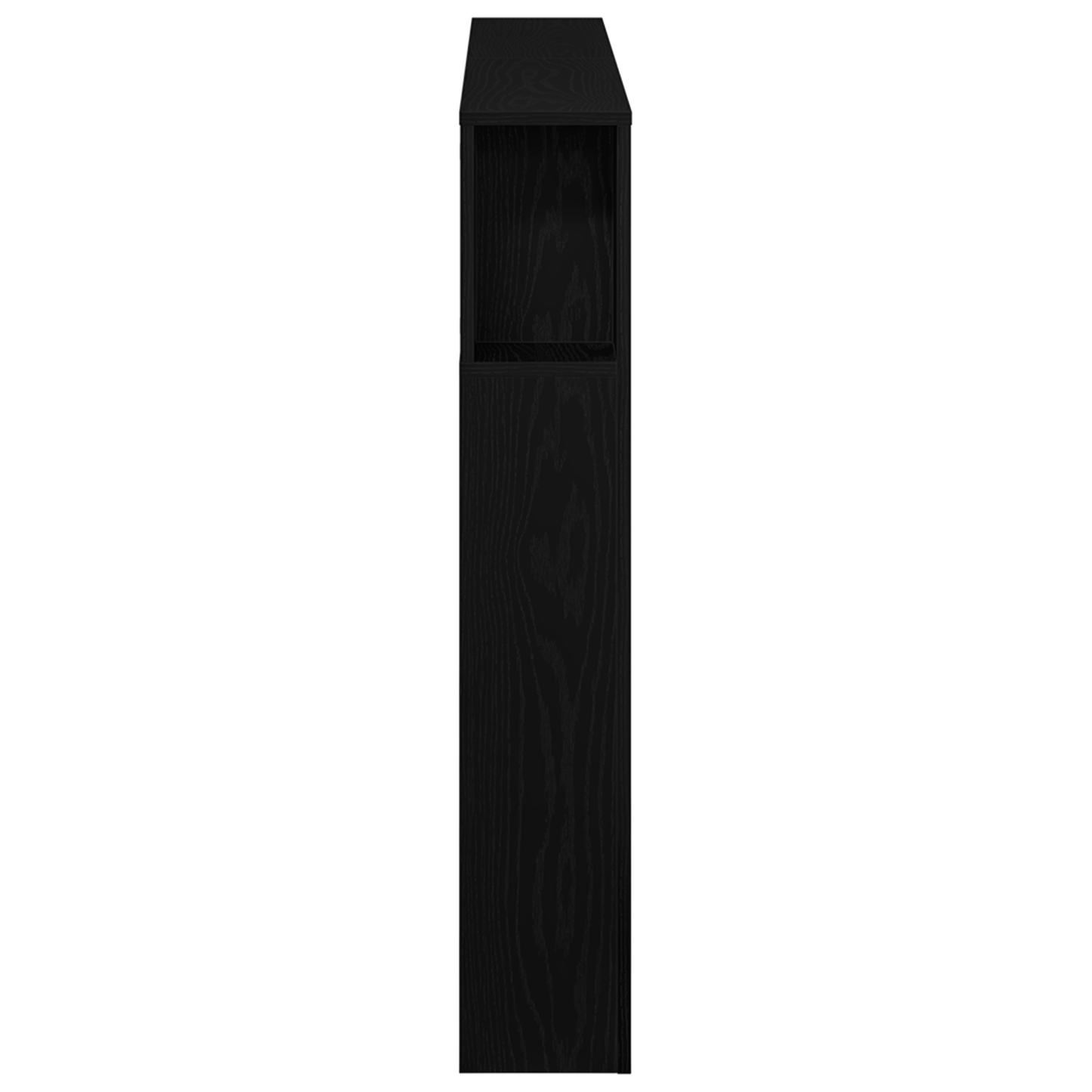 Led Hovedgærde Sort Eg 140X18,5X40 Cm Konstrueret Træ
