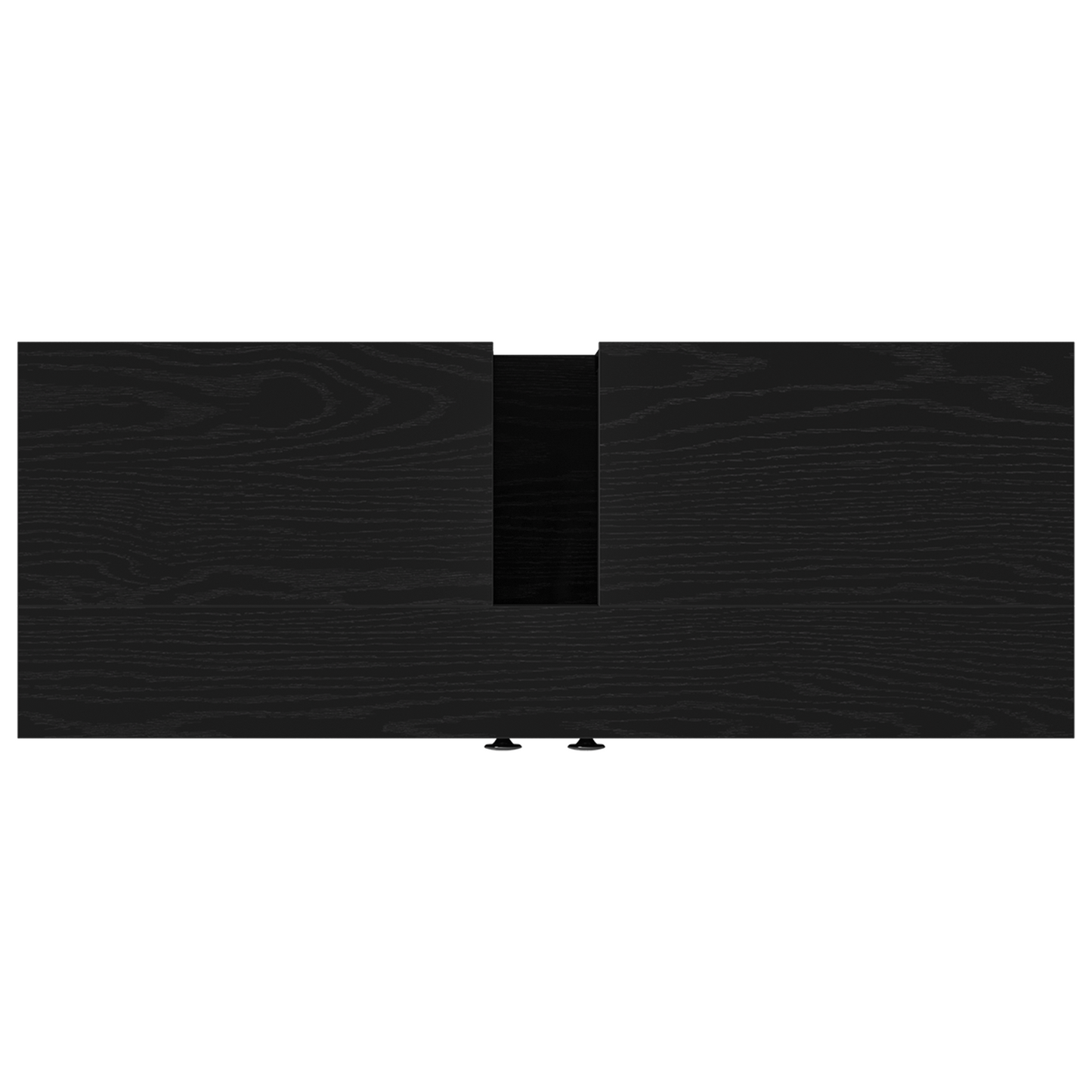 Badeværelsesvaskeskab Sort Eg 80 X 30 X 60 Cm Konstrueret Træ