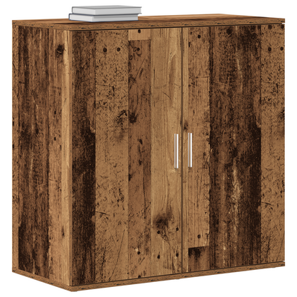 Sideboard Gammelt Træ 79 X 38 X 80 Cm Konstrueret Træ