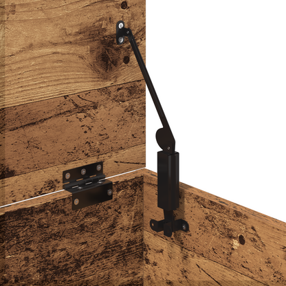 Opbevaringskasse Gammelt Træ 60 X 42 X 46 Cm Konstrueret Træ