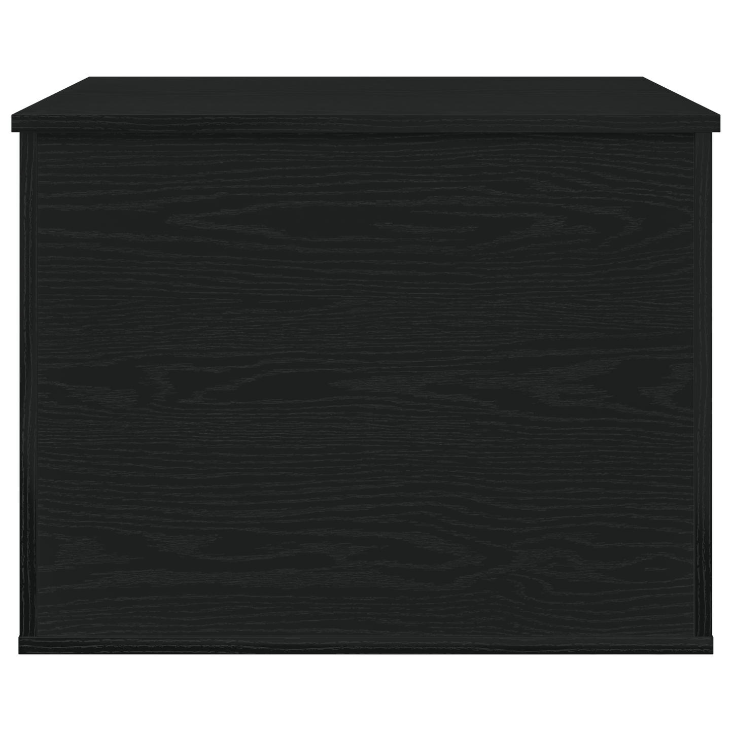 Opbevaringskasse Sort Eg 60 X 42 X 46 Cm Konstrueret Træ