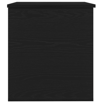 Opbevaringskasse Sort Eg 60 X 42 X 46 Cm Konstrueret Træ
