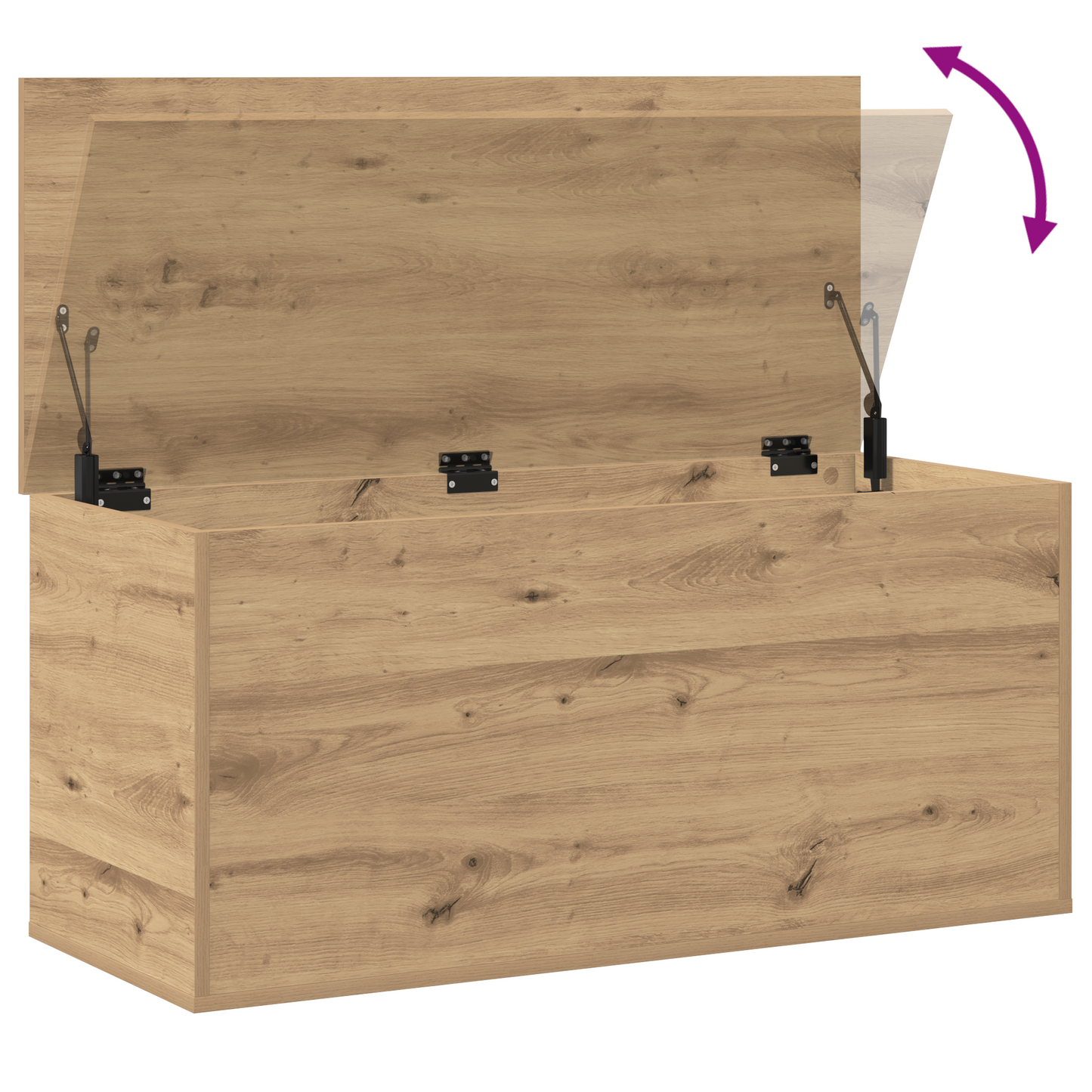 Opbevaringskasse Artisan Eg 100 X 42 X 46 Cm Konstrueret Træ