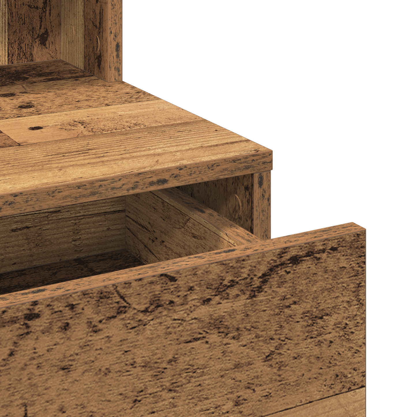 Dressingbord Gammelt Træ 80 X 41 X 144,5 Cm Konstrueret Træ