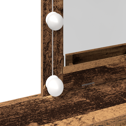 Dressingbord Gammelt Træ 80 X 41 X 144,5 Cm Konstrueret Træ