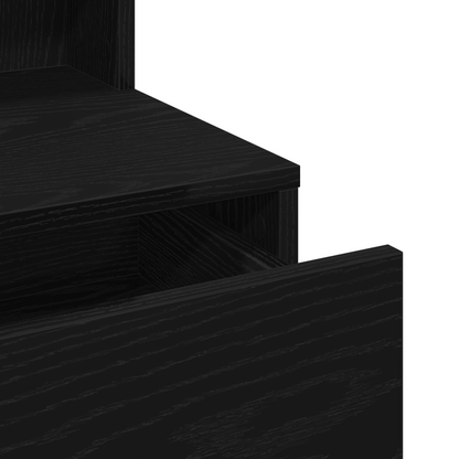 Dressingbord Sort Eg 80 X 41 X 144,5 Cm Konstrueret Træ