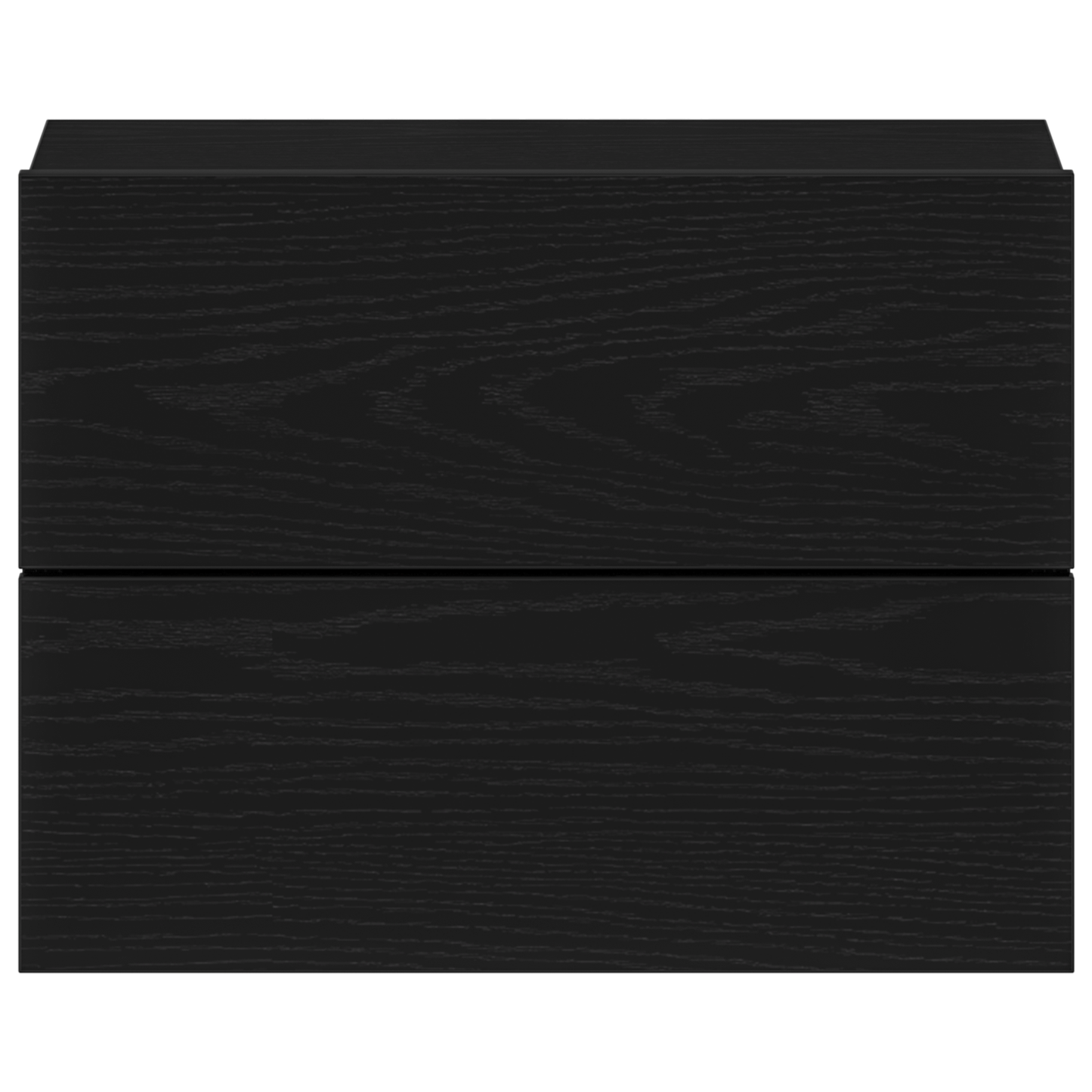 Sengebord Sort Eg 40X30X30 Cm Lavet Af Træ