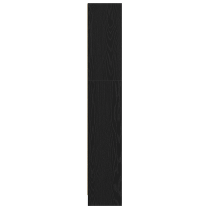 Bogreol Sort Eg 60 X 24 X 143 Cm Konstrueret Træ