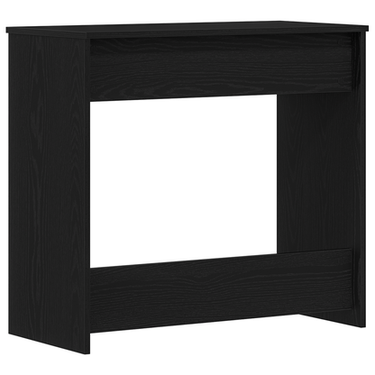 Skrivebord Sort Eg 80X40X75 Cm Lavet Af Træ