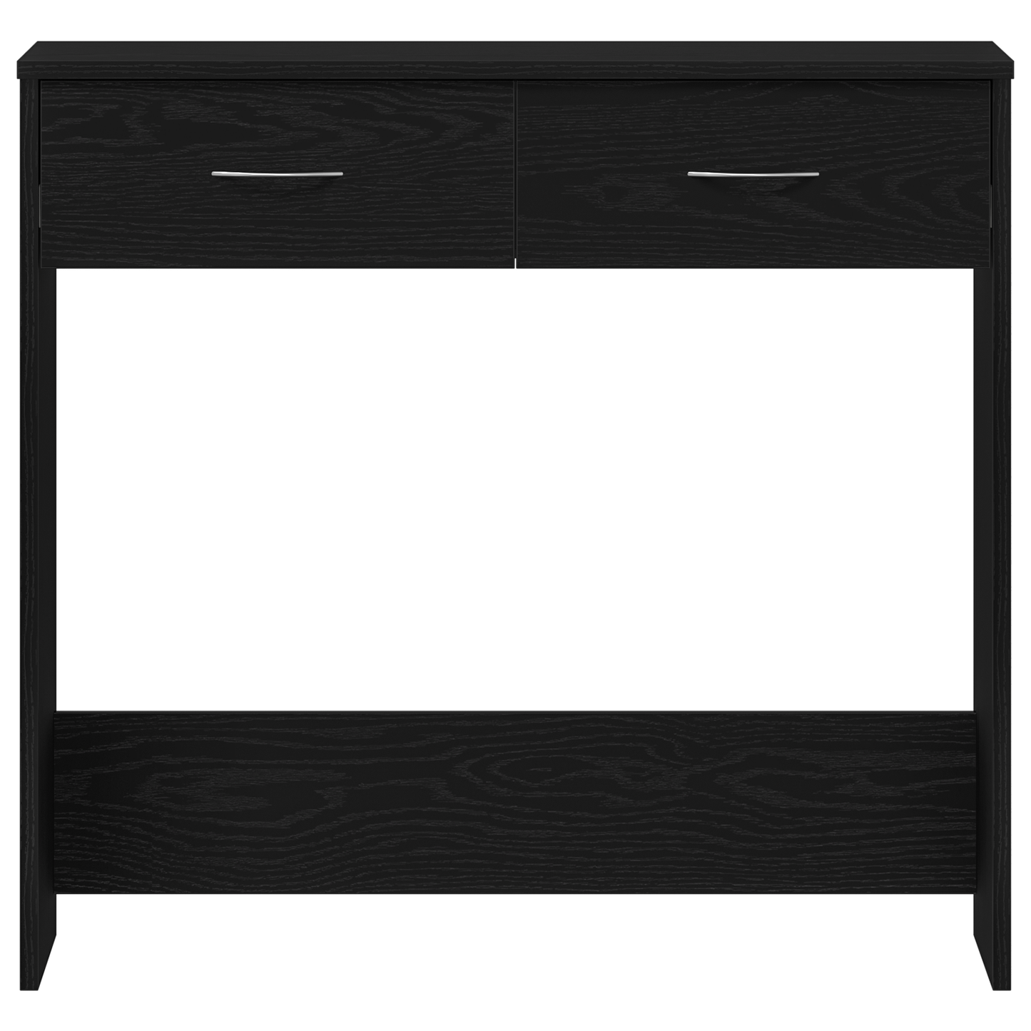 Skrivebord Sort Eg 80X40X75 Cm Lavet Af Træ