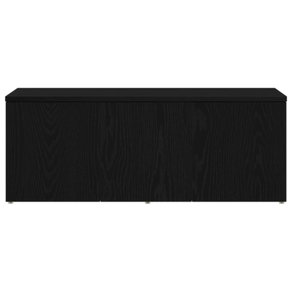 Tv-Bord Med Skuffe Sort 80 X 34 X 30 Cm Konstrueret Træ