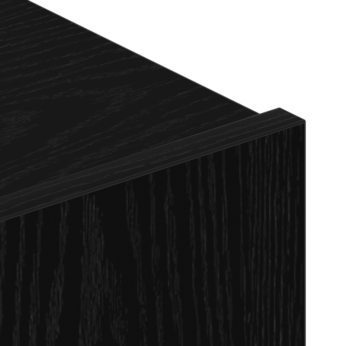 Tv Skabe Vægmonteret Sort Eg 100 X 30 X 30 Cm Konstrueret Træ