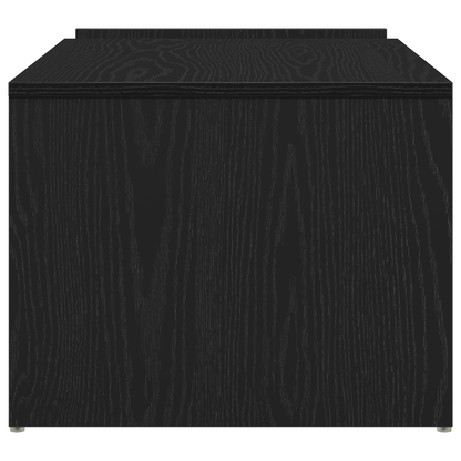Kaffebord Sort Eg 90X45X35 Cm Ingeniørtræ