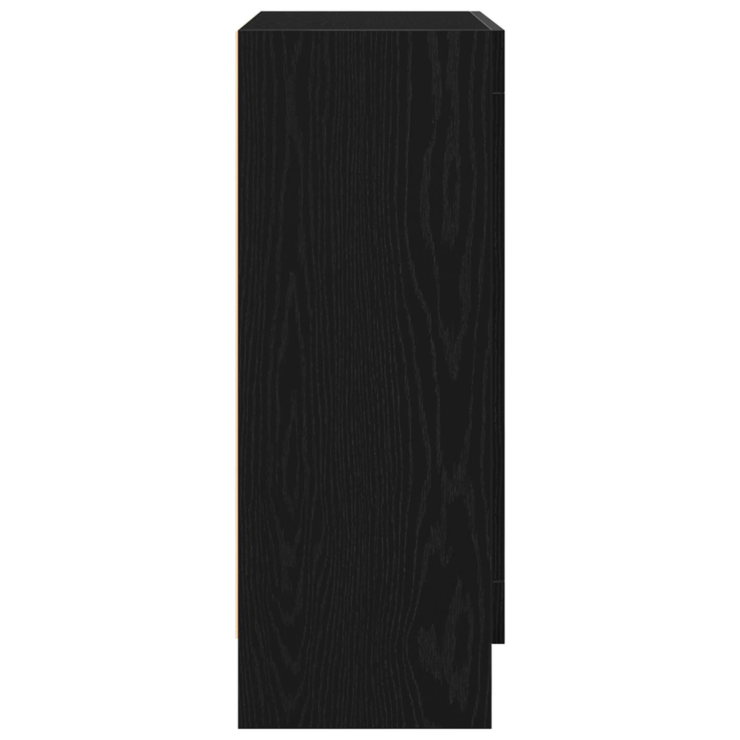 Bogskab Sort Eg 82.5 X 30.5 X 80 Cm Konstrueret Træ