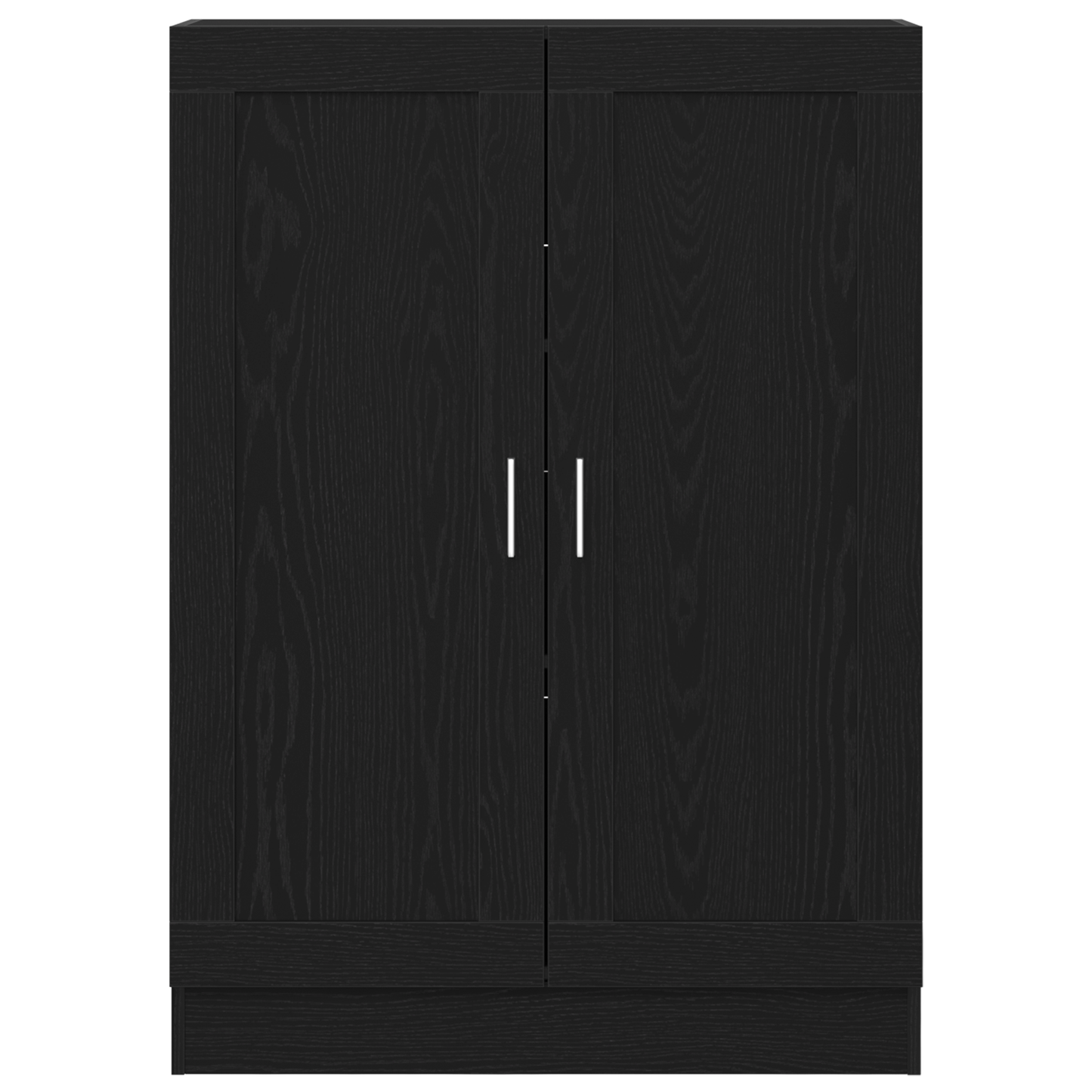 Bogskab Sort Eg 82.5 X 30.5 X 115 Cm Konstrueret Træ