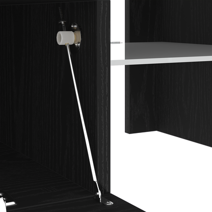 Tv-Skab Sort 120 X 35 X 40 Cm Konstrueret Træ