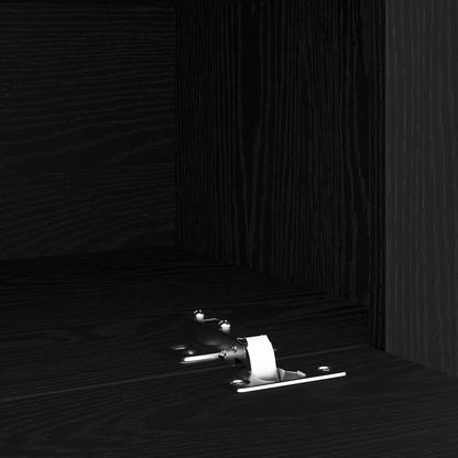 Tv-Skab Sort 60 X 35 X 40 Cm Konstrueret Træ