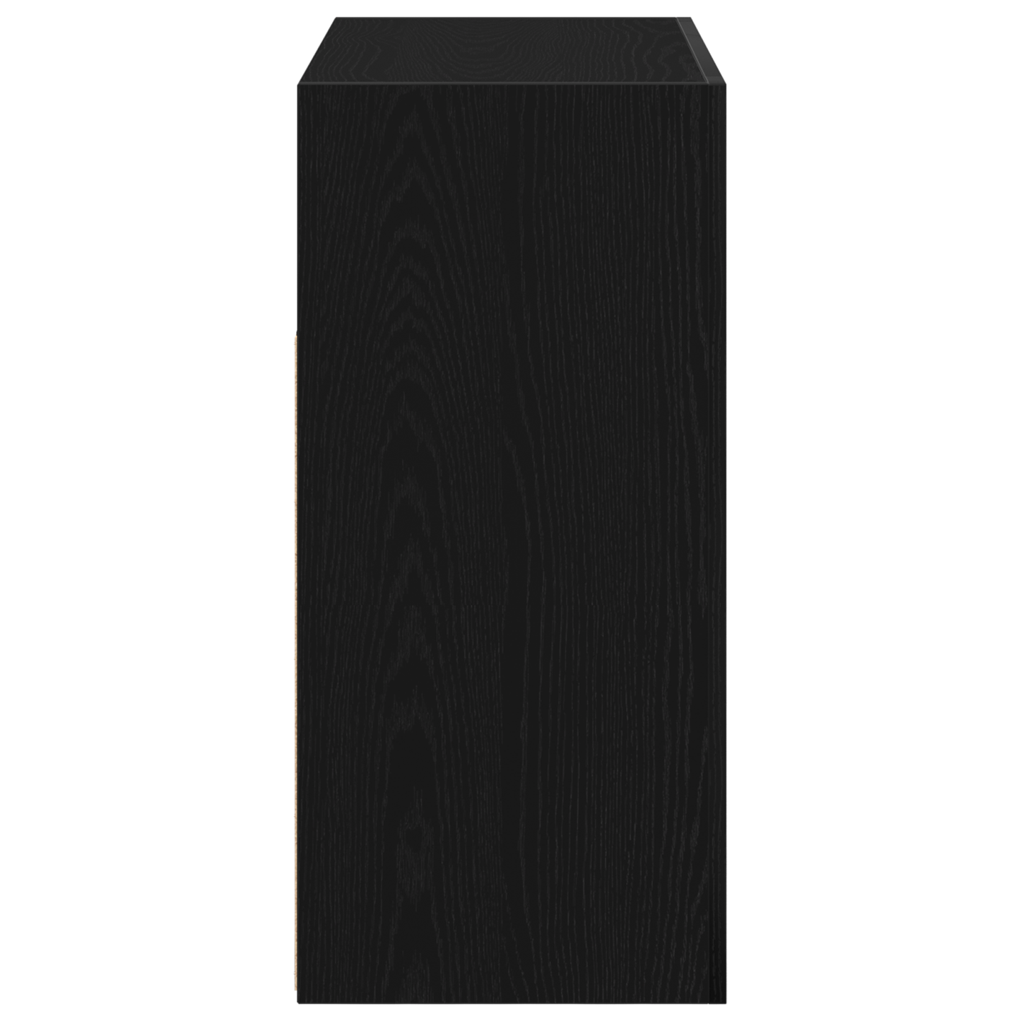 Sideboard Sort 80 X 35 X 75 Cm Konstrueret Træ