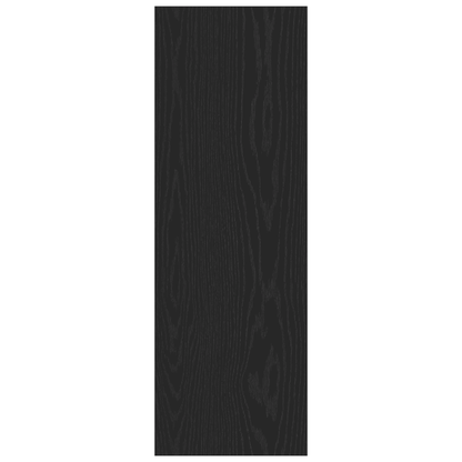 Væghængt Tv Skab Sort Eg 30.5 X 30 X 90 Cm Konstrueret Træ