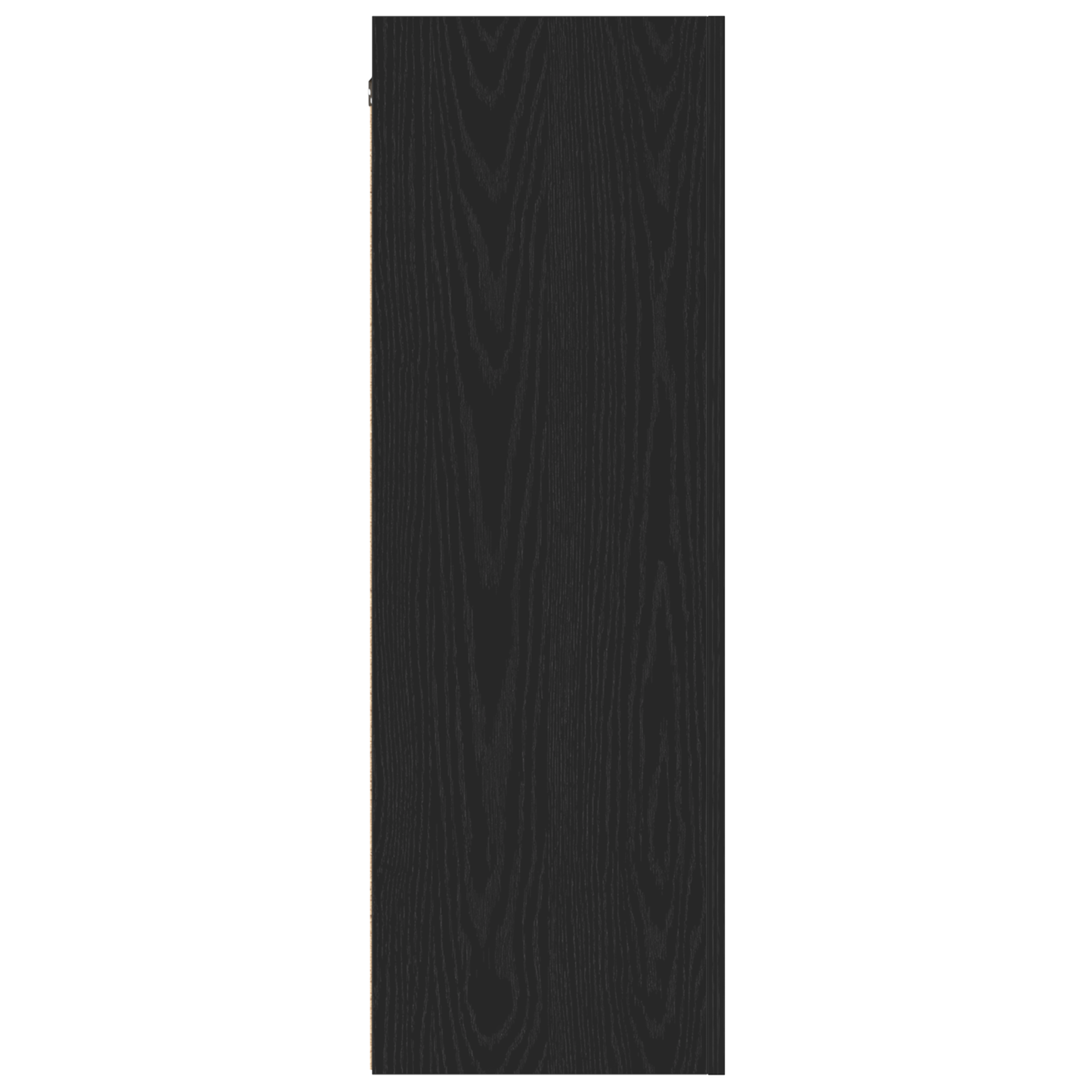 Væghængt Tv Skab Vægmonteret 2 Dele Sort Eg 30.5 X 30 X 90 Cm