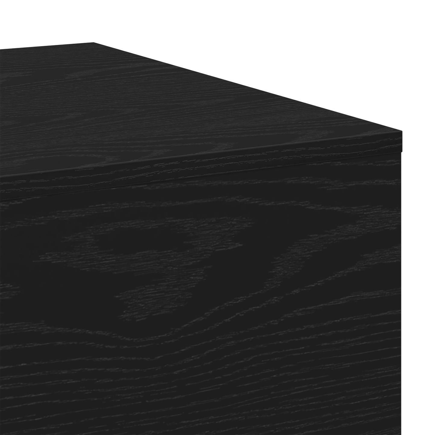 Sofabord Sort Eg 100X30X36,5 Cm Konstrueret Træ