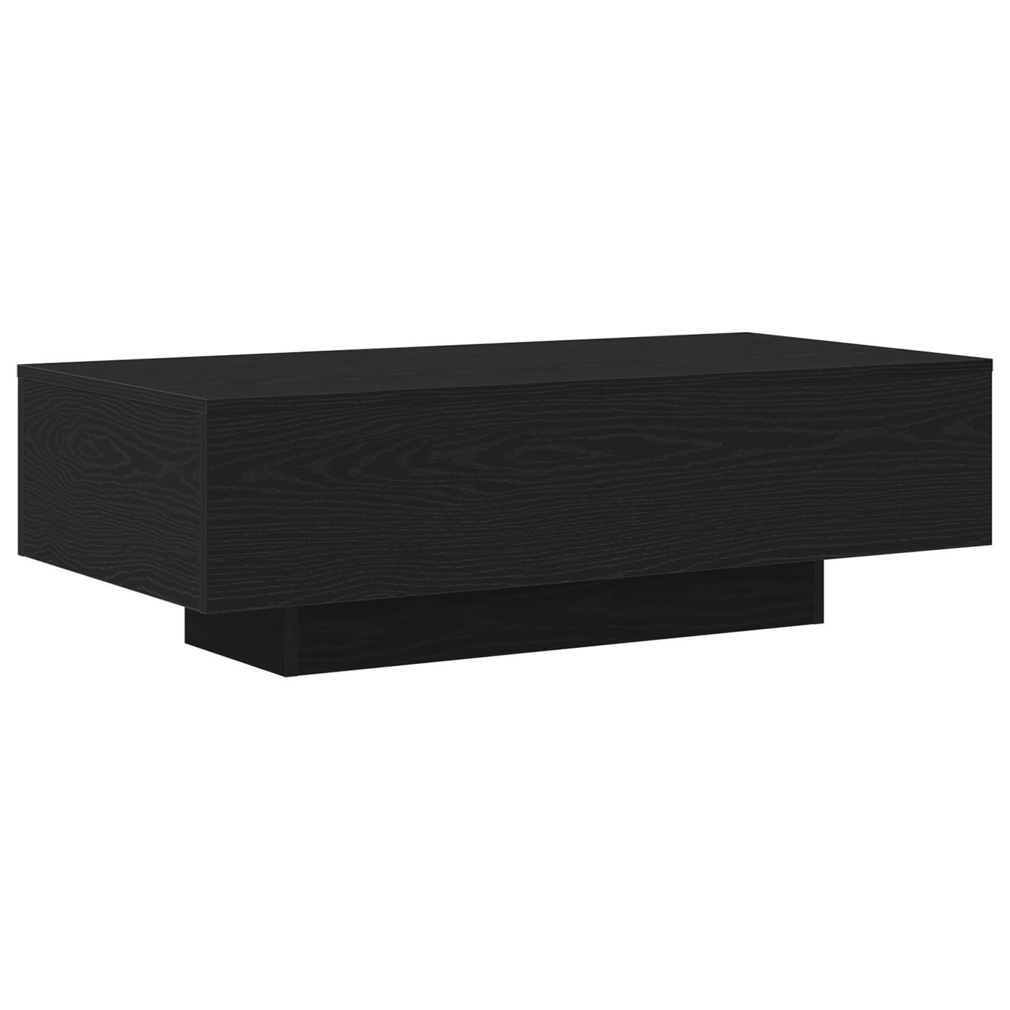 Sofabord Sort Eg 100X30X36,5 Cm Konstrueret Træ