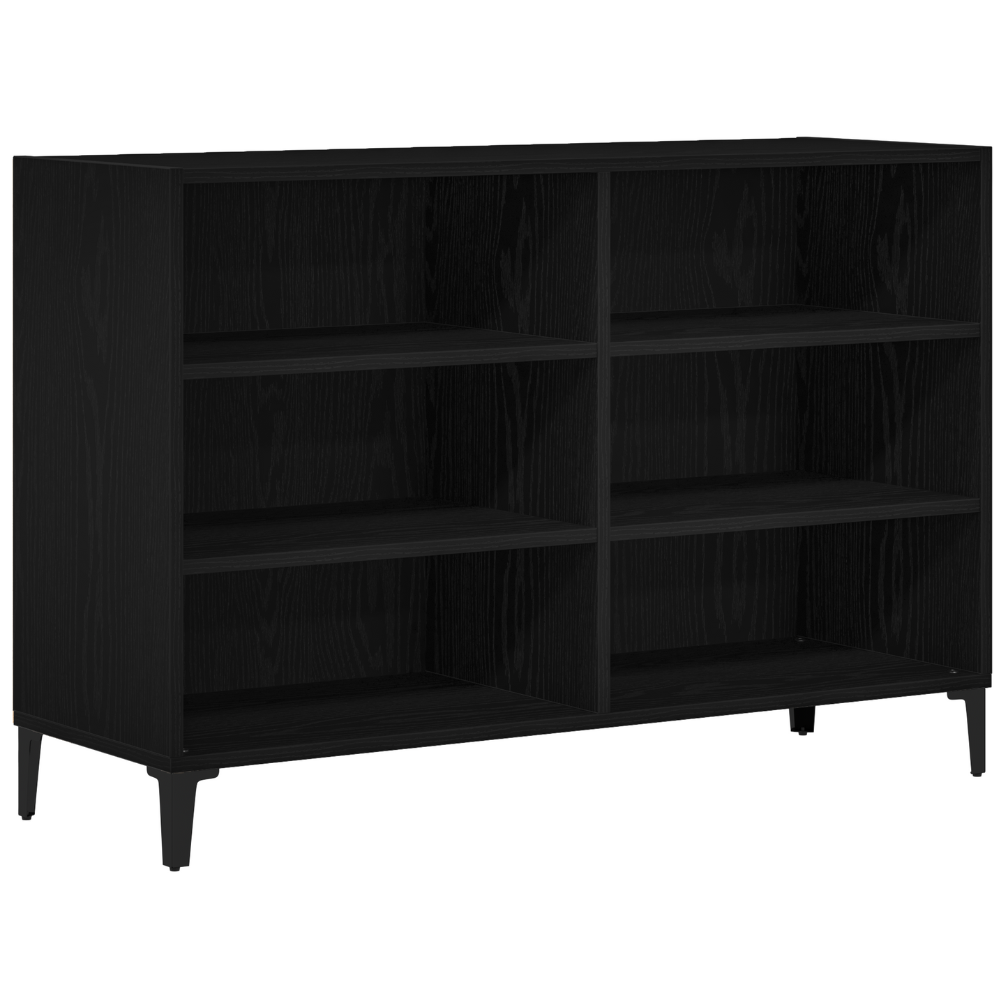 Skænk Sort Eg 103,5X35X70 Cm Lavet Af Træ