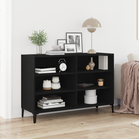 Skænk Sort Eg 103,5X35X70 Cm Lavet Af Træ