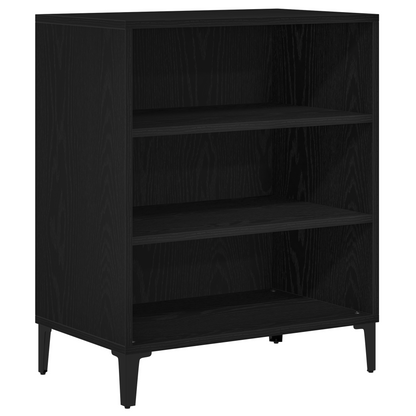 Skænk Sort Eg 57X35X70 Cm Tekstureret Træ