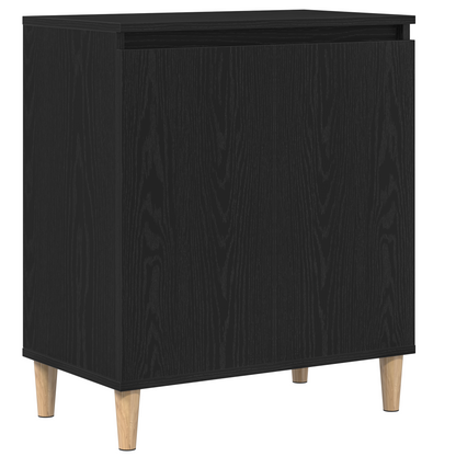 Sideboard Sort 60 X 35 X 70 Cm Konstrueret Træ
