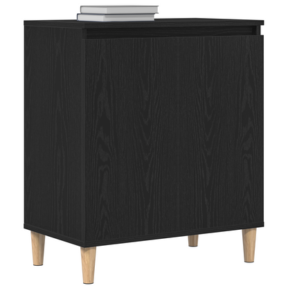 Sideboard Sort 60 X 35 X 70 Cm Konstrueret Træ