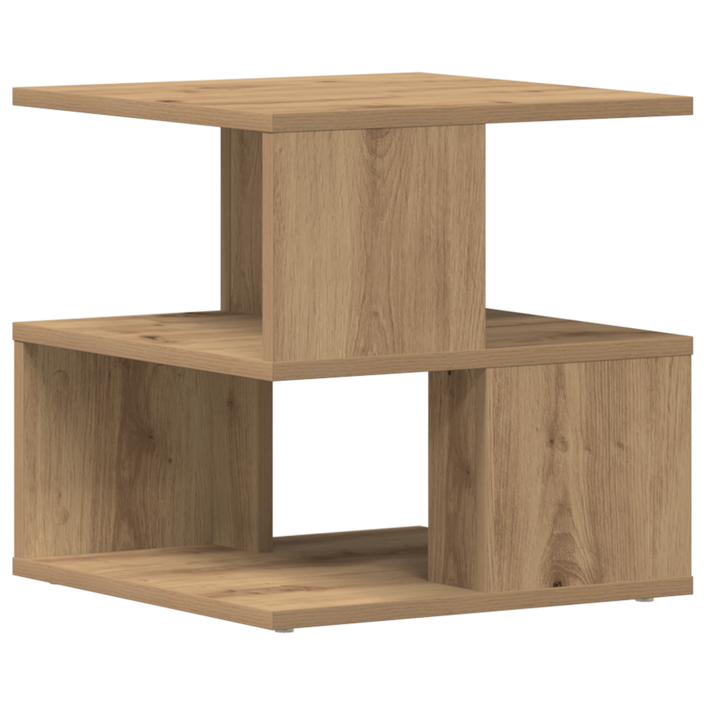 Artisan Sidebord I Eg 40X40X40 Cm - Konstrueret Træ