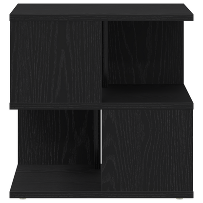 Sidebord Sort Eg 40X40X40 Cm Ingeniørtræ