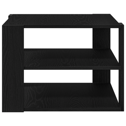 Sofabord Sort Eg 59,5X59,5X40 Cm Konstrueret Træ